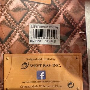 Premium Elegante brand Remy Hair Extensions - Brown